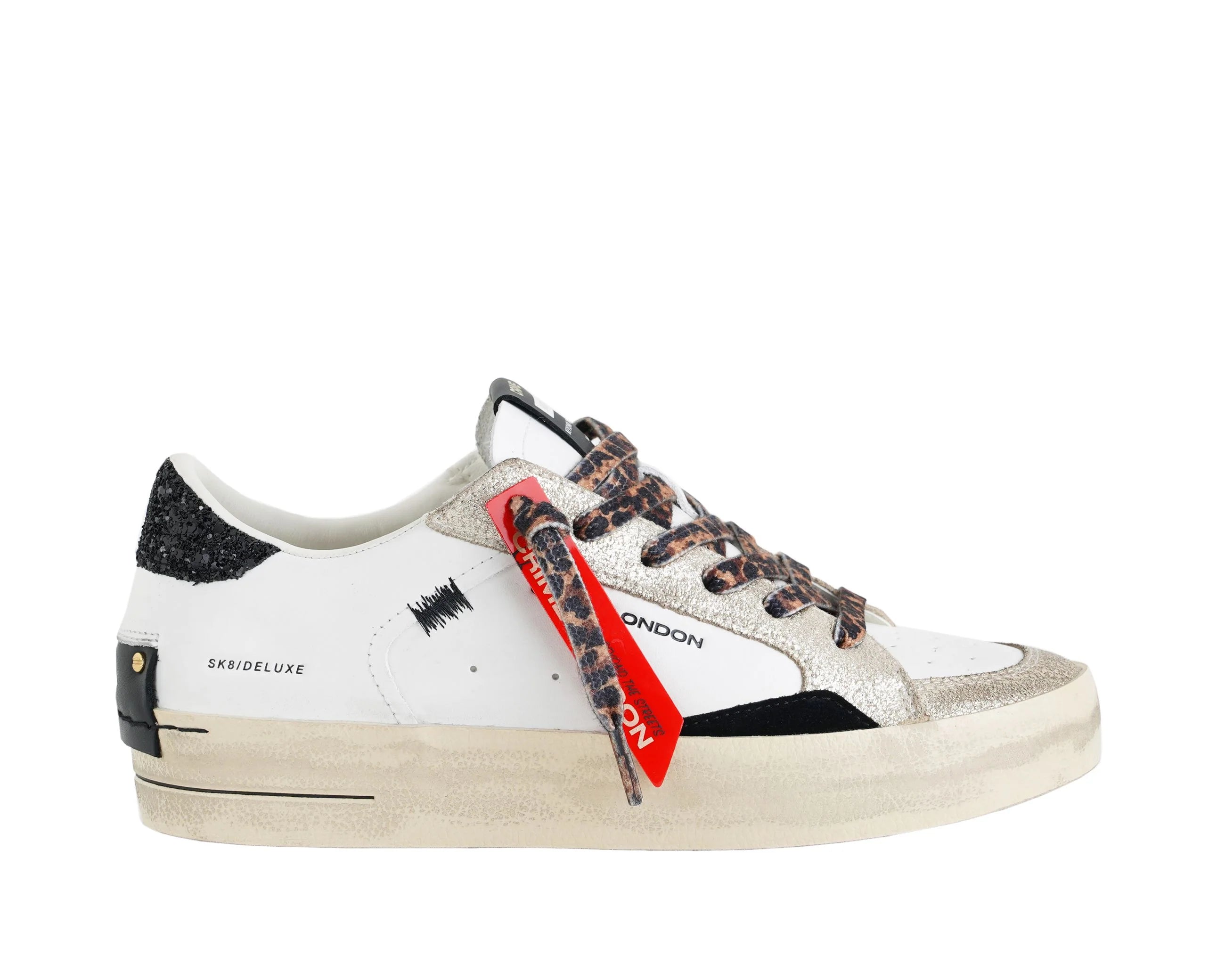 Sneakers CRIME LONDON SK8 DELUXE WHITE 25113AA8 Donna